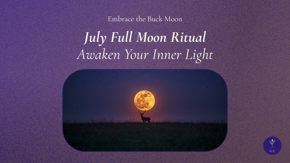 Buck moon ritual July 2026 blog graphic