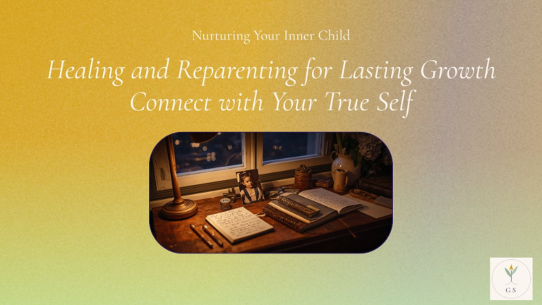 Inner child healing reparenting blog graphic