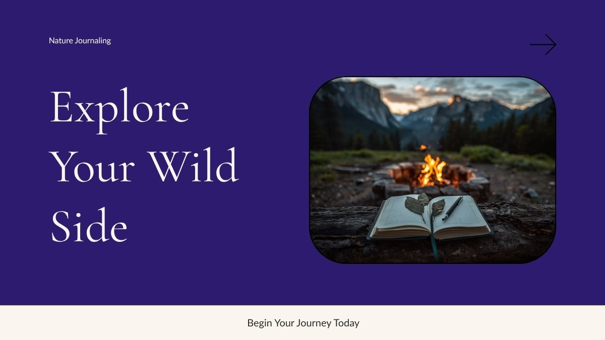 Nature journaling prompts blog graphic
