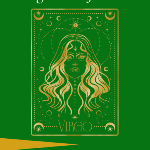 Virgo Year Journal cover — a guided astrology journal for Virgo (August 23 – September 22), available as a printable and fillable PDF digital download.